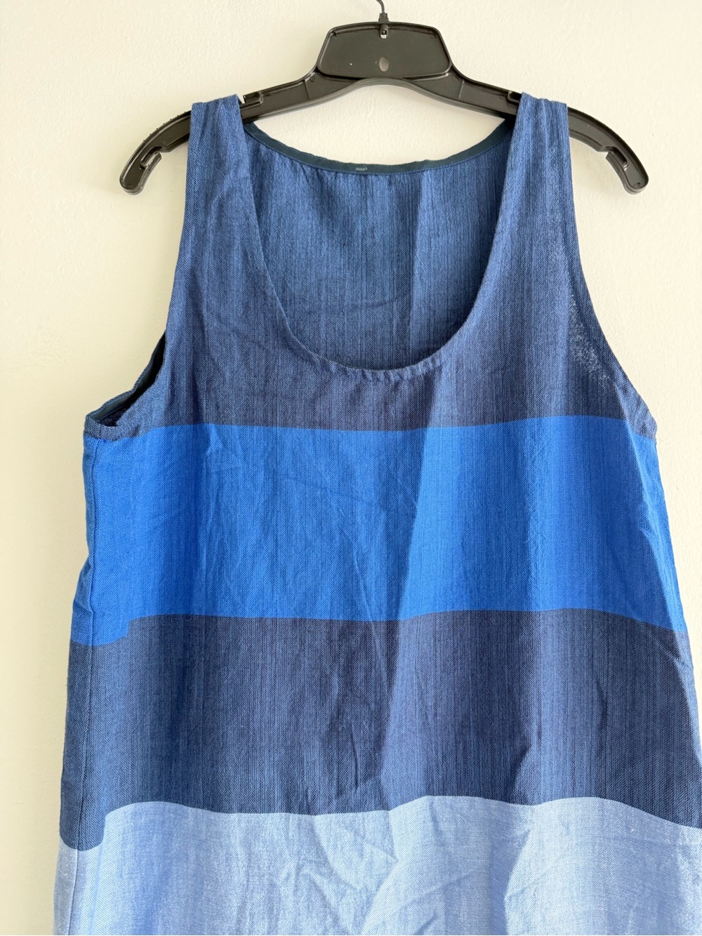 New! Lemlem Betami Azure Lilian Cover-Up Tank Midi Dress Size Medium 8429 - Picture 7 of 13